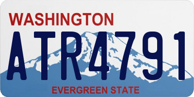 WA license plate ATR4791