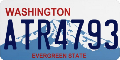 WA license plate ATR4793