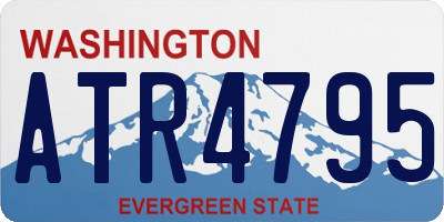 WA license plate ATR4795