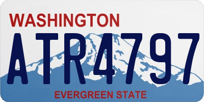 WA license plate ATR4797