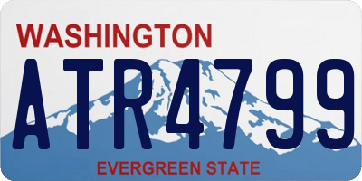 WA license plate ATR4799
