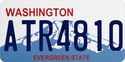 WA license plate ATR4810