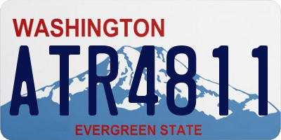 WA license plate ATR4811