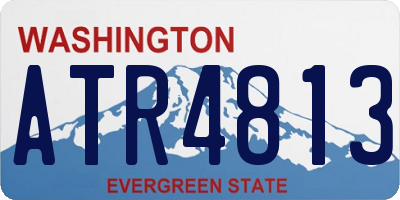 WA license plate ATR4813