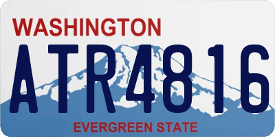 WA license plate ATR4816