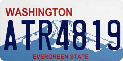 WA license plate ATR4819
