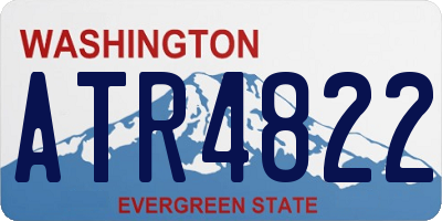 WA license plate ATR4822