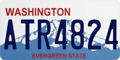 WA license plate ATR4824