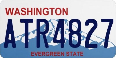 WA license plate ATR4827