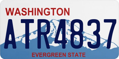 WA license plate ATR4837