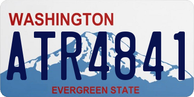 WA license plate ATR4841