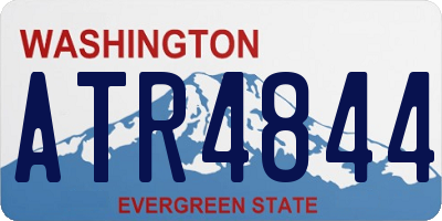 WA license plate ATR4844