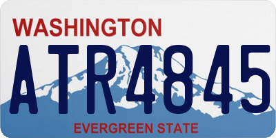 WA license plate ATR4845