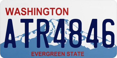 WA license plate ATR4846