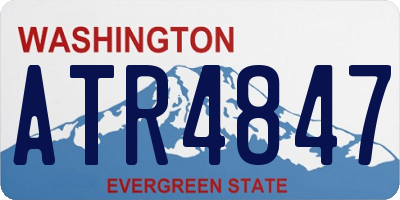 WA license plate ATR4847