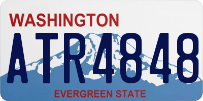 WA license plate ATR4848