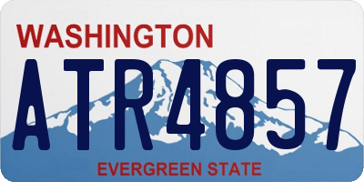 WA license plate ATR4857