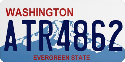 WA license plate ATR4862