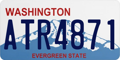 WA license plate ATR4871