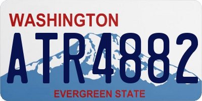 WA license plate ATR4882