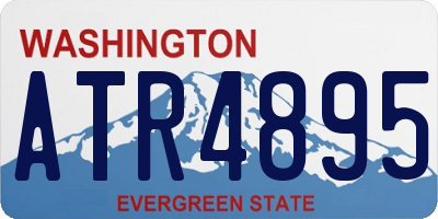 WA license plate ATR4895