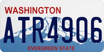 WA license plate ATR4906