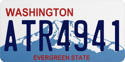 WA license plate ATR4941