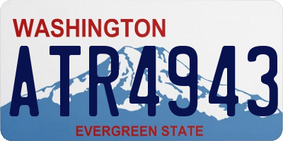 WA license plate ATR4943