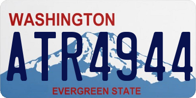 WA license plate ATR4944