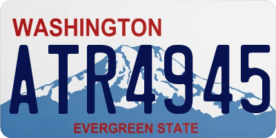 WA license plate ATR4945