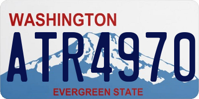 WA license plate ATR4970