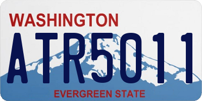 WA license plate ATR5011