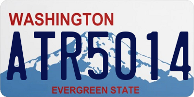 WA license plate ATR5014