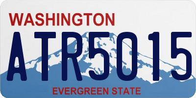 WA license plate ATR5015