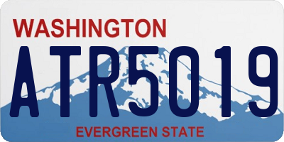 WA license plate ATR5019