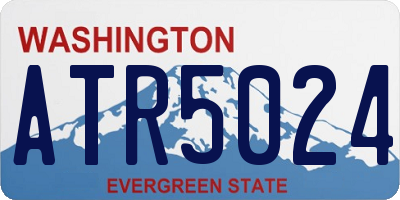 WA license plate ATR5024