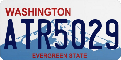 WA license plate ATR5029