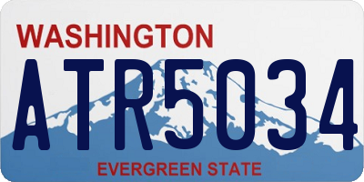 WA license plate ATR5034