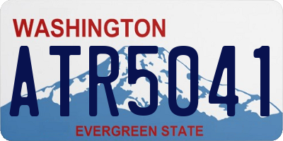 WA license plate ATR5041