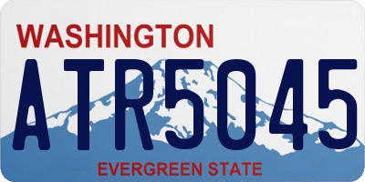 WA license plate ATR5045
