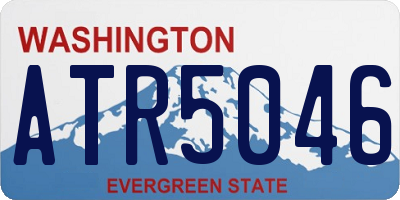 WA license plate ATR5046