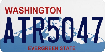 WA license plate ATR5047