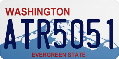 WA license plate ATR5051