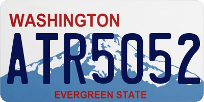 WA license plate ATR5052