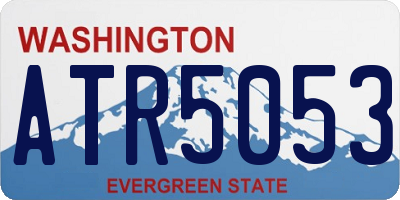 WA license plate ATR5053
