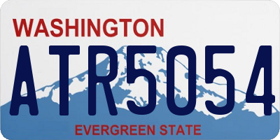WA license plate ATR5054