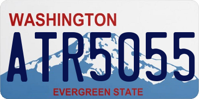 WA license plate ATR5055