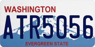WA license plate ATR5056