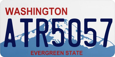 WA license plate ATR5057