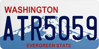 WA license plate ATR5059